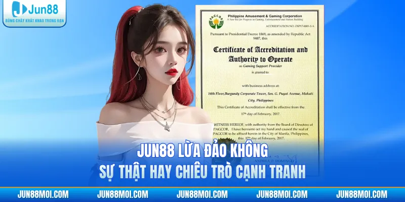 JUN88 Lừa Đảo Không - Sự Thật Hay Chiêu Trò Cạnh Tranh
