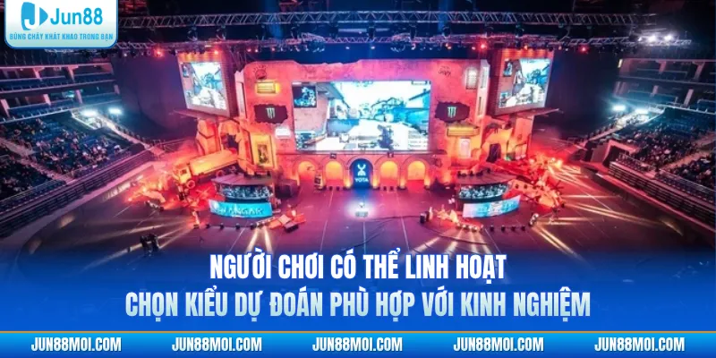 Người chơi có thể linh hoạt chọn kiểu dự đoán phù hợp với kinh nghiệm